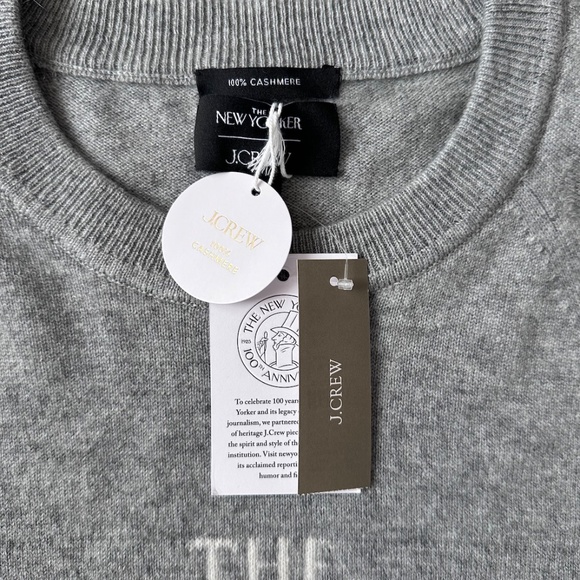 NWT J. Crew 125th Anniversary 'The New Yorker' Magazine 100% Cashmere size XS! - Picture 3 of 4